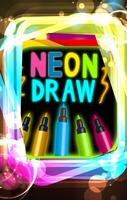 neon tekening-poster