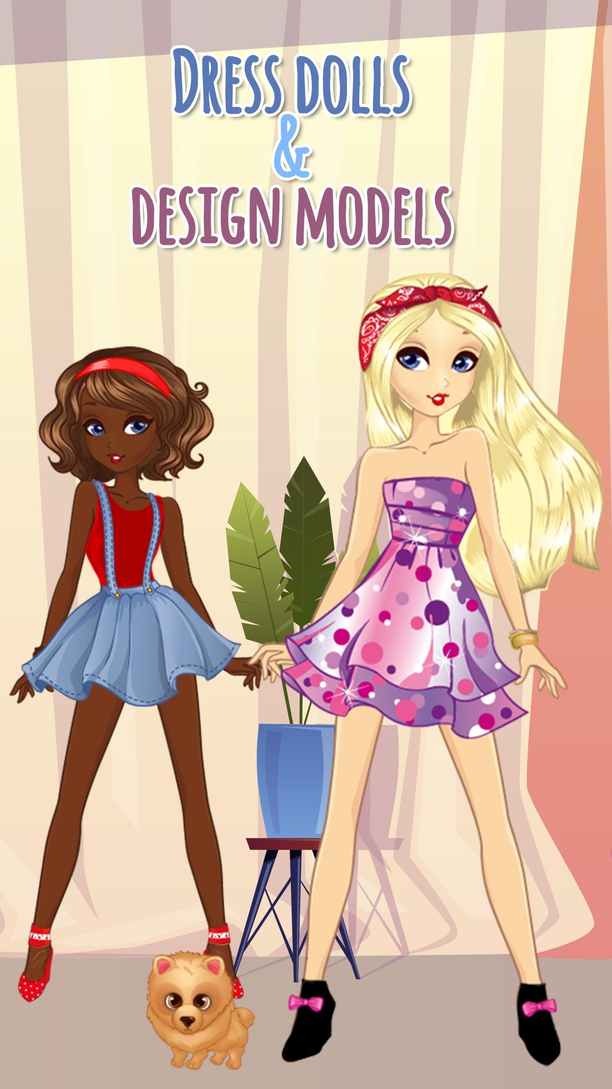 Descarga de APK de Vestir muñecas y diseñar moda para Android Descarga de APK de Vestir muñecas y diseñar moda para Android