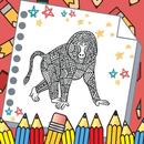 Baboon Mandala Coloring Game aplikacja