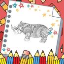 Rhino Mandala Coloring Game aplikacja