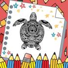 Turtle Mandala Coloring Game ikona
