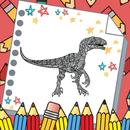 Velociraptor Mandala Coloring APK