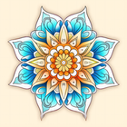 Mandala Pattern Coloring Game 图标