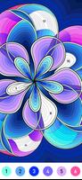 Mandala Pattern Coloring Game ảnh chụp màn hình 1