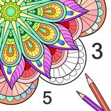 Mandala Color by Number Book