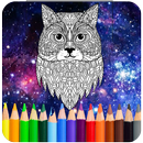 Cat Coloring Mandala - Coloring Book APK