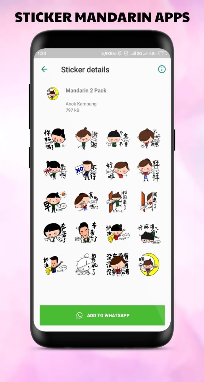 Mandarin Sticker Wa Mandarin Apps Sticker Lucu For Android Apk