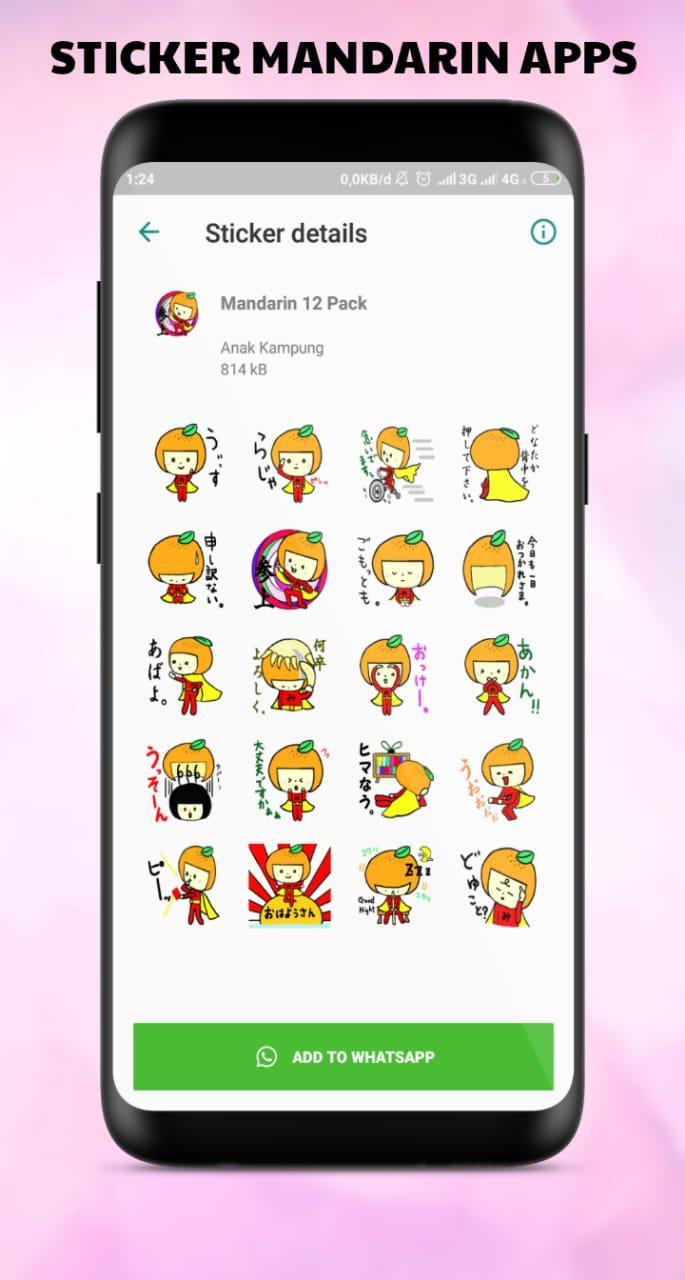 Mandarin Sticker Wa Mandarin Apps Sticker Lucu For Android Apk