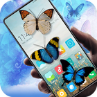 Butterfly in phone icon