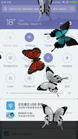 Butterfly in phone اسکرین شاٹ 2