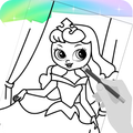 Princess Drawing Sketch Paint