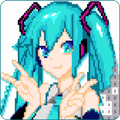 Anime Miku Chibi Pixel Art