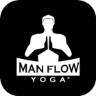 Man Flow Yoga-icoon