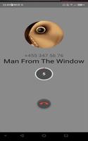 Man From The Window Fake Call captura de pantalla 2