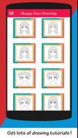 How to Draw Manga Girls Face Affiche