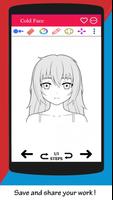 How to Draw Manga Girls Face capture d'écran 3