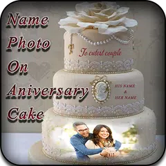 download Nome foto sulla torta anniversario APK