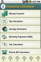 Financial Calculator capture d'écran 1