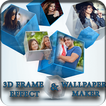 3D Frames Effects & Text on photo