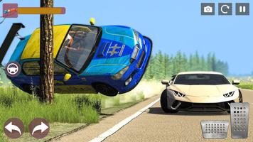Car Crash Simulator Juegos CSR captura de pantalla 1