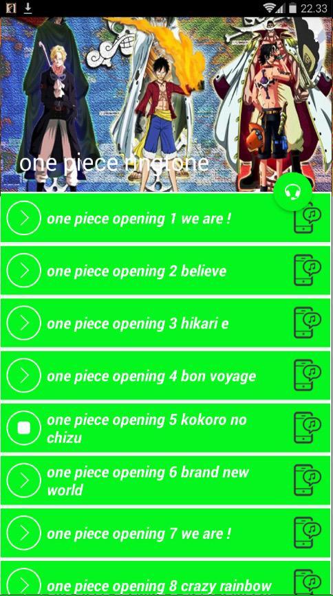 one piece mp3 free offline APK voor Android Download