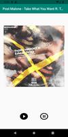 Post Malone - Take What You Want ft. Travis scott poster