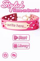 Name on Bracelet poster