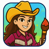 Jogo de pintar Ana Castela