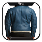 leather jacket men Design-icoon