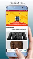 leather jacket men Design скриншот 3