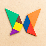 Tangram Osmo King - Triangle Design Square Puzzle simgesi