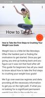 Weight Lose and Health Tips Screenshot 2