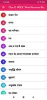 Class 10 NCERT Hindi Grammar capture d'écran 1