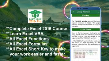 Learn Excel 2016 (Pro) syot layar 2
