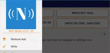 NFC writer - NFC tools tag