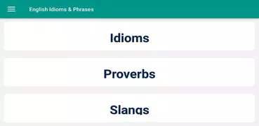 Learn English Idioms and phras