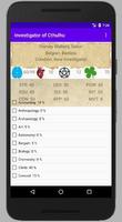 Investigator sheet for CoC Screenshot 2