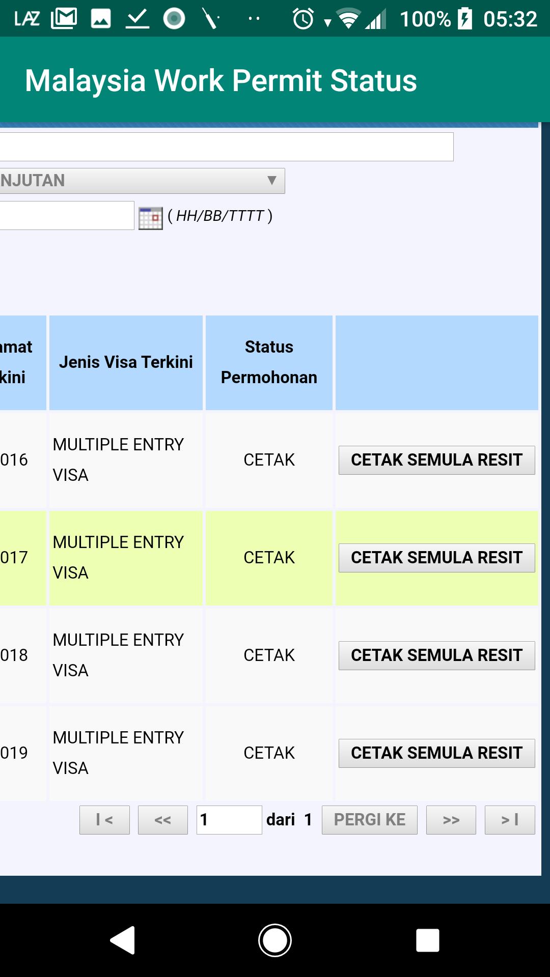 Malaysia work permit status