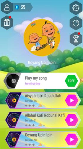 Not Angka Lagu Upin Ipin Bangau Oh Bangau Piano Upin Ipin Tiles Hop Song APK للاندرويد تنزيل