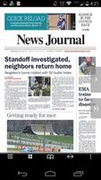 Mansfield News Journal Print ポスター