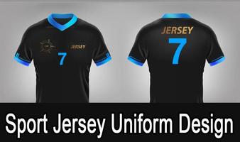 Sport Jersey Uniform Design Affiche