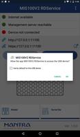 برنامه‌نما MIS100V2 RDService عکس از صفحه