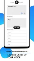 Pronunciation, Word Translator & Spelling Checker captura de pantalla 1