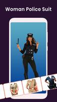 Women Police Suit : Photo Editor Affiche