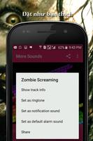 Scary Zombie Sounds ảnh chụp màn hình 2