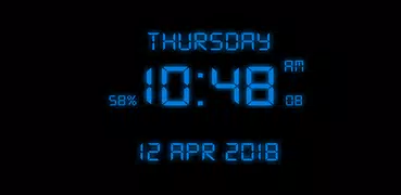 Digital Clock Live Wallpaper