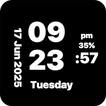 Digitale klok Live Wallpaper-icoon