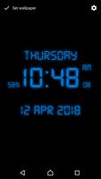 Digital Clock Live Wallpaper screenshot 2