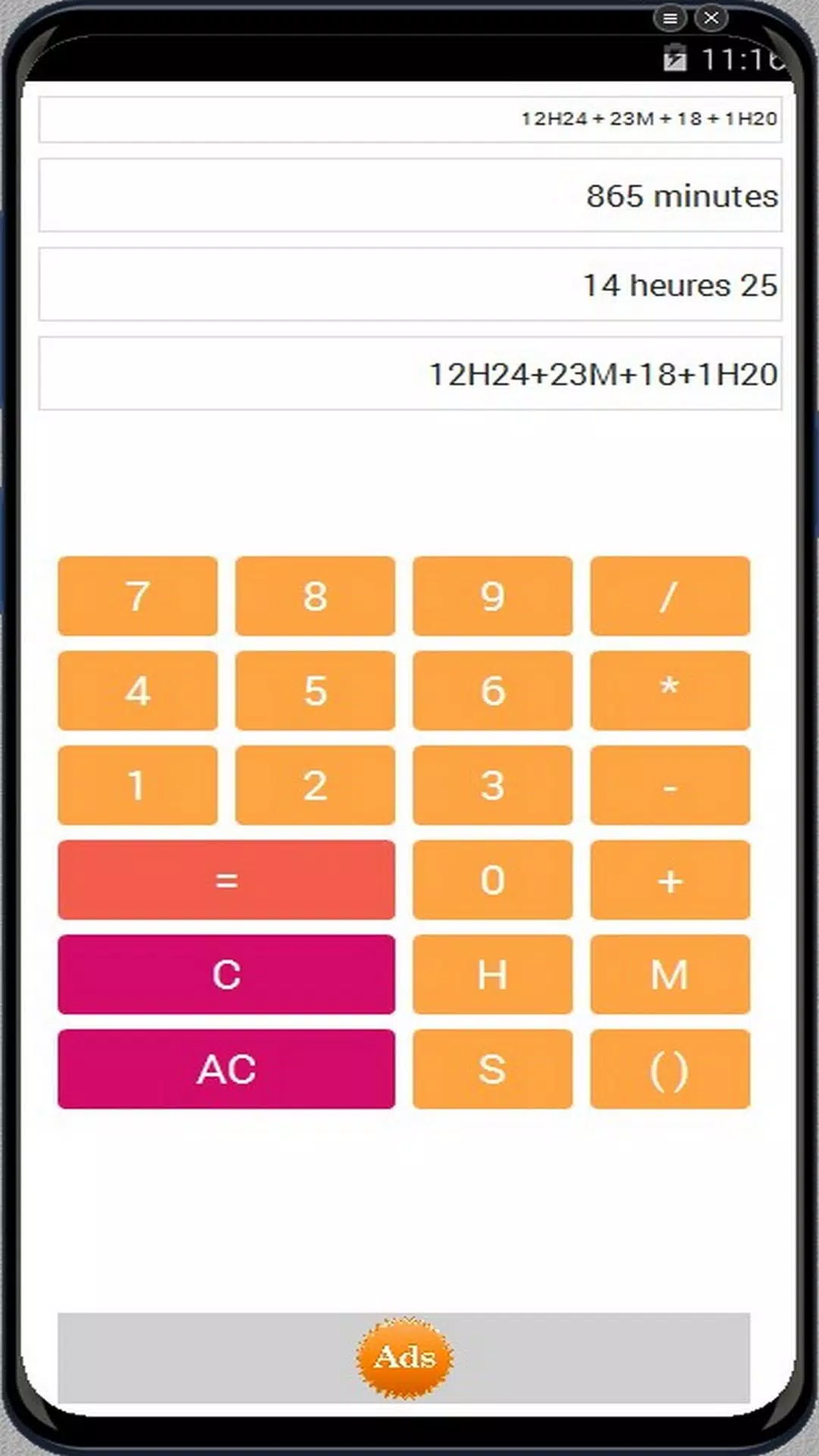 Calculatrice d'heures, minute APK pour Android Télécharger