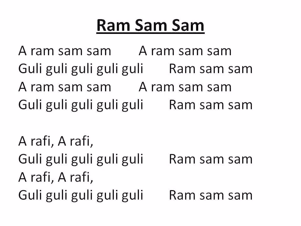 A ram sam sam (Karaoke) APK for Android Download
